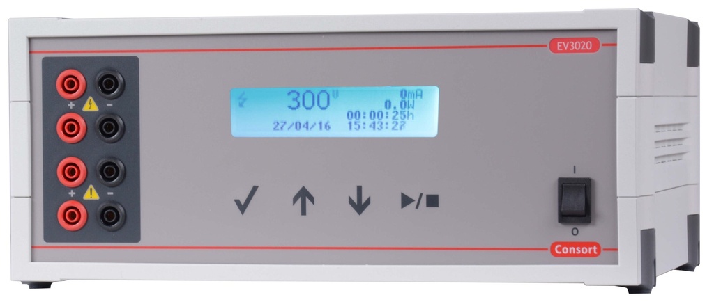 EV3020 Consort Maxi Power Supply, 4 Outputs, 300Volts, 2000 MAmps, 300 Watts